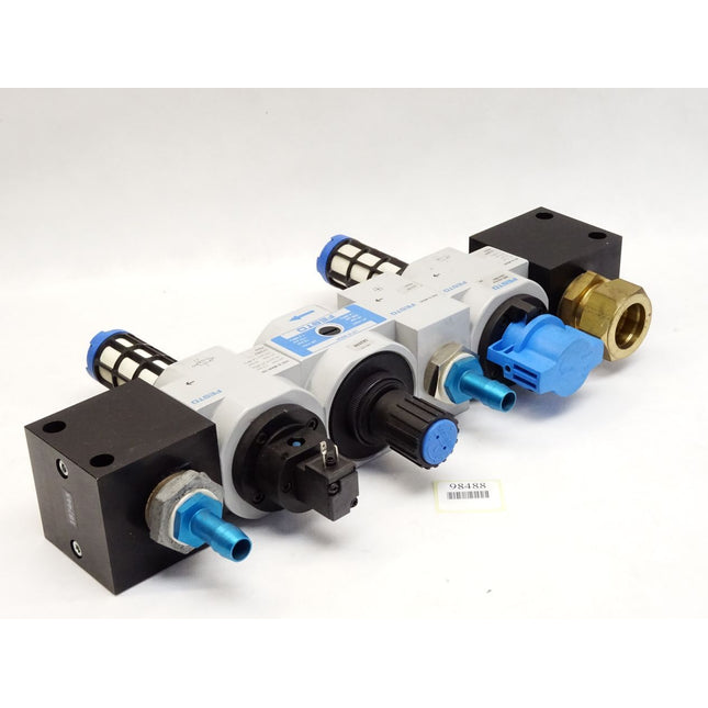 Festo Einschaltventil HEE-D-MAXI-24 + Druckregelventil LR-D-MAXI 162596 + FRZ-D-MAXI + HE-D-MAXI 162774-A - Maranos.de