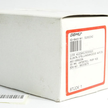 Gemü Elektrischer Stellungsrückmelder 1235 31002242 88205879 A1Z2SM125030G10 / Neu OVP - Maranos.de