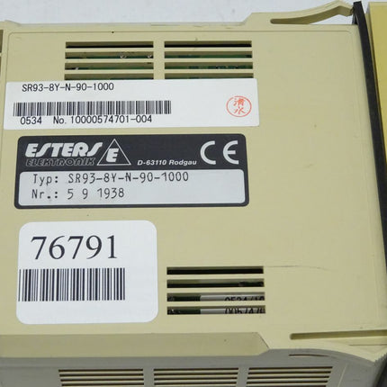Esters Elektronik SR93-8Y-N-90-1000 Thermostat 5 9 1938 - Maranos.de