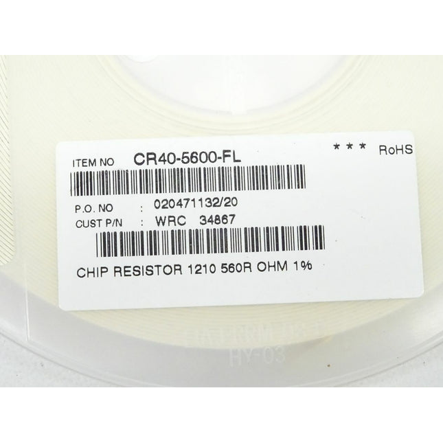 5000x SMD Wiederstand 1210 / 560R / 560 Ohm / 1% / CR40-5600-FL - Maranos.de