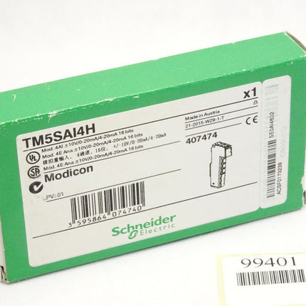 Schneider Electric Modicon TM5SAI4H 407474 Analoges Eingangsmodul / Neu OVP - Maranos.de