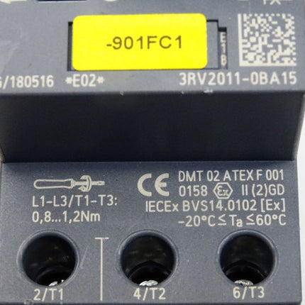 Siemens Sirius Leistungsschalter Baugröße S00 3RV2011-0BA15 - Maranos.de