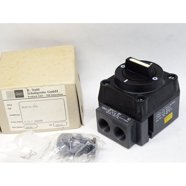Stahl Schalter 8030/51-033 / Neu OVP - Maranos.de