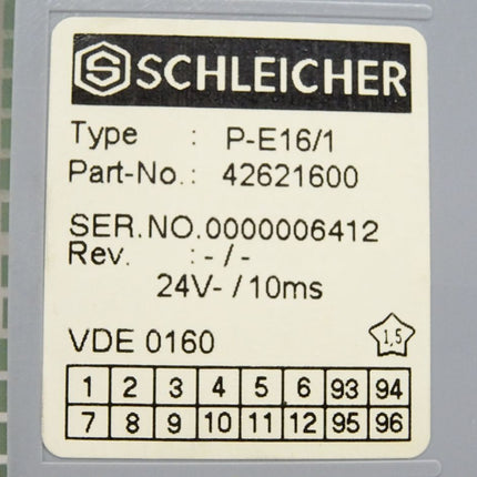 Schleicher Module P-E16/1 42621600 P02V-E16/1 - Maranos.de