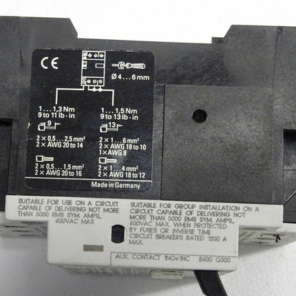 Siemens 3VU1300-1MG00 / 3VU13001MG00 / Leistungsschalter Motorschutzschalter - Maranos.de