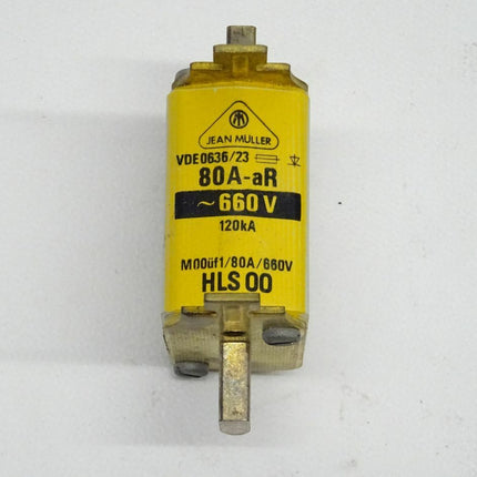 Jean Müller HLS00 M00üf1 80A Sicherungseinsatz 660V - Maranos.de
