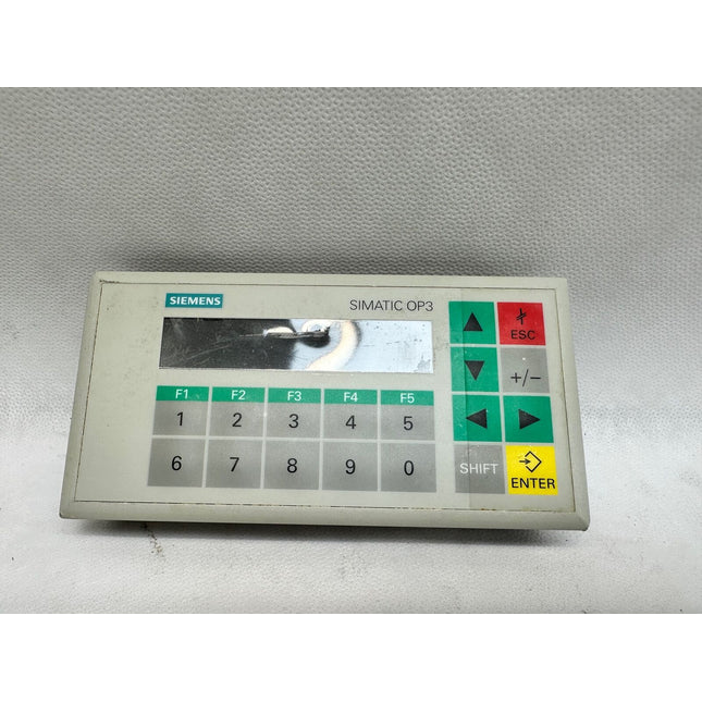 Siemens Front OP3 Panel 6AV3503-1DB10 Rahmen ok - Maranos.de