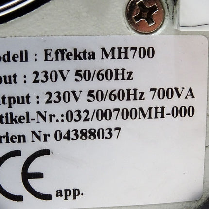 Effekta MH700 032/00700MH-000 Online-Dauerwandler 700VA - Maranos.de