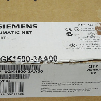 Siemens Simatic Net profibus OBT 6GK1500-3AA00 / Neu OVP - Maranos.de