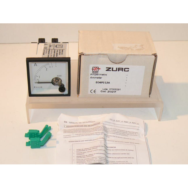 NEU: ZURC EC48P2 / 2,5A / Ammeter Amperimetro - Maranos.de