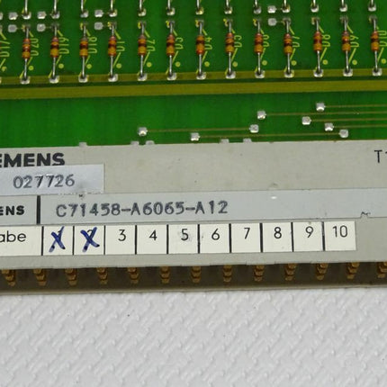 Siemens C71458-A6065-A12 Steuerplatine C71458A6065A12 - Maranos.de