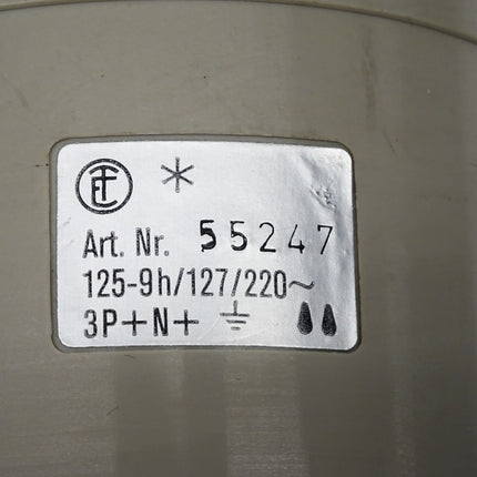 Cekon Starkstromstecker 55247 / 125-9h/127/220~ 125A 5-polig - Maranos.de