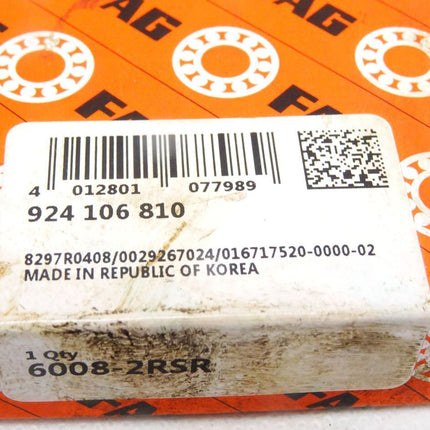 FAG Rillenkugellager 6008-2RSR / Neu OVP - Maranos.de