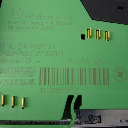 Phoenix Contact 2726311 HW/FW 09 IB IL 24 PWR IN / Neu OVP - Maranos.de