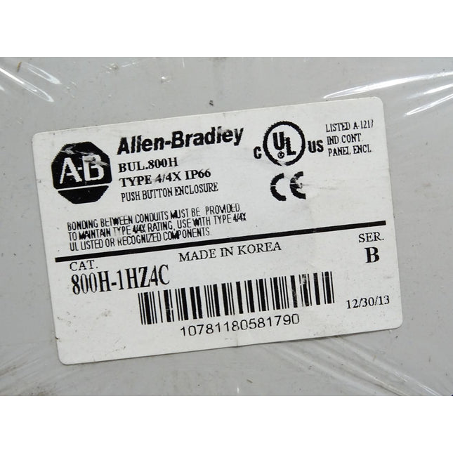 Allen-Bradley 800H-1HZ4C Push Button Enclosure / Neu OVP - Maranos.de