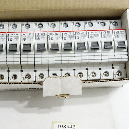 ABB Smissline Leitungsschutzschalter LP1 C20 LP1C20-T / Inhalt:10 Stück / Neu OVP - Maranos.de