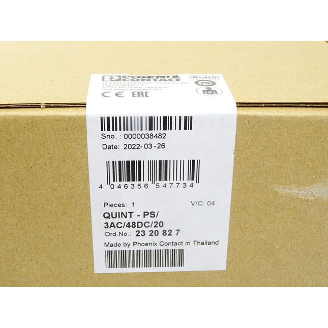Phoenix Contact 2320827 QUINT-PS/3AC/48DC/20 / NEU OVP - Maranos.de