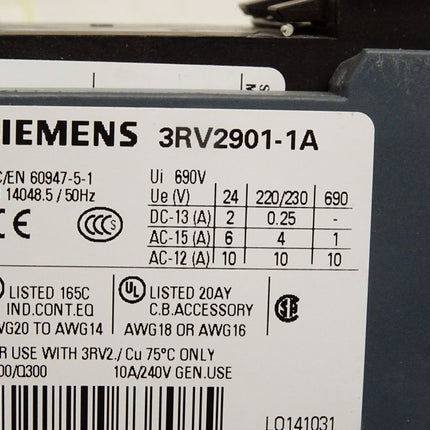 Siemens Sirius 3RV2021-4BA25 Leistungsschalter - Maranos.de