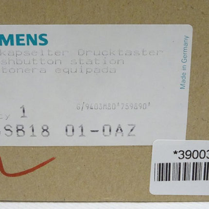 Siemens 3SB1801-0AZ / 3SB18 01-0AZ Drucktaster Schloß NEU - Maranos.de