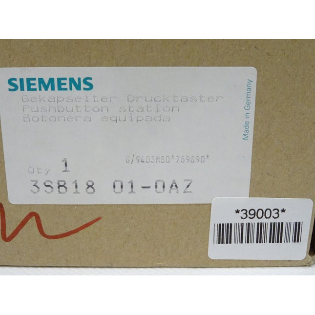 Siemens 3SB1801-0AZ / 3SB18 01-0AZ Drucktaster Schloß NEU - Maranos.de