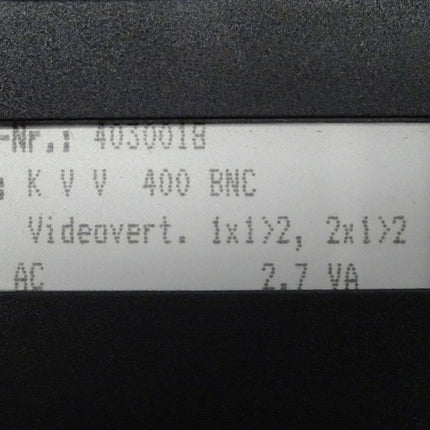 MHM Electronic KVV400BNC Videoverteiler 4030018 neu-OVP - Maranos.de