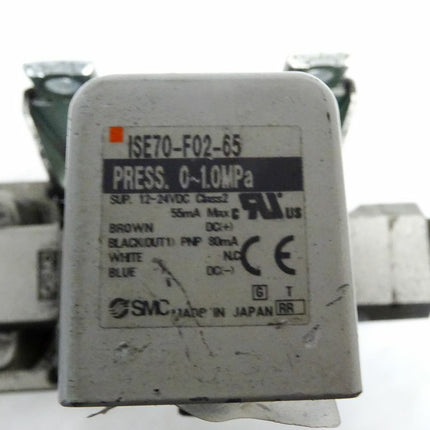 SMC ISE70-F02-65 + AF40-F04 + Handabsperrventil VHS40-F04 - Maranos.de