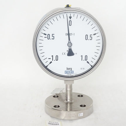 Wika Manometer nach EN 837-1 mit angebautem Druckmittler -1...+1 barg / 9226.01 990.26 / Neu - Maranos.de