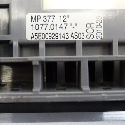 Siemens Front MP377 12" Touch Panel 6AV6644-0AA01-2AX0 A5E00929143 Top Zustand - Maranos.de