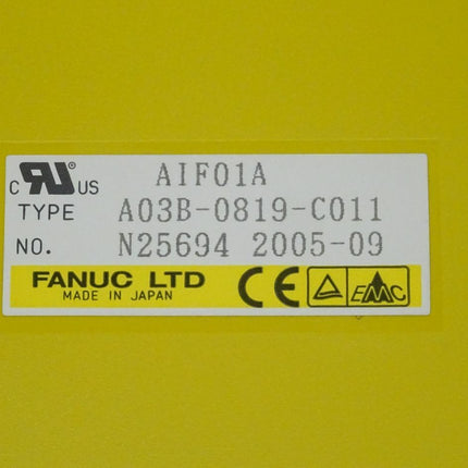 Fanuc AIF01A Interface Modul A03B-0819-C011 // N25694 2005-09 NEU - Maranos.de