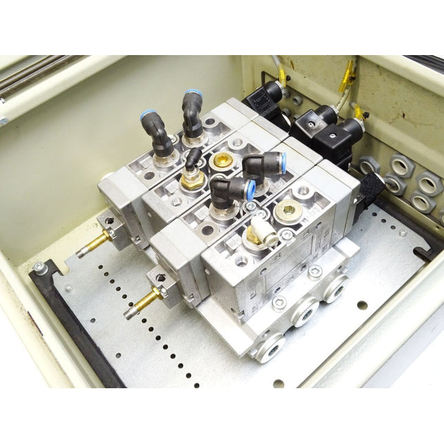 Festo Ventilinsel mit Gehäuse Magnetventil MFH-5/3E-3/8-B 19708 + 19705 MFH-5-3/8-B - Maranos.de