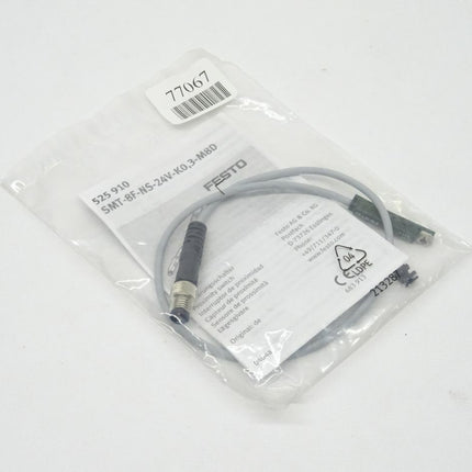 Festo 525 910 SMT-8F-NS-24V-K0,3-M8D NEU-OVP versiegelt / 525910 - Maranos.de
