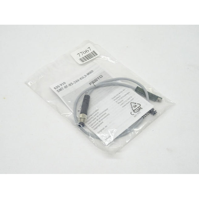 Festo 525 910 SMT-8F-NS-24V-K0,3-M8D NEU-OVP versiegelt / 525910 - Maranos.de