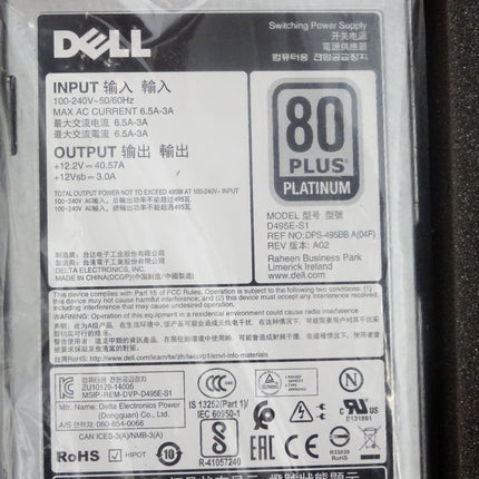 DELL Switching Power Supply / D495E-S1/ DPS-495BB / Avaya R630495 WAC PWR SUP / 700511602 / Neu OVP versiegelt - Maranos.de