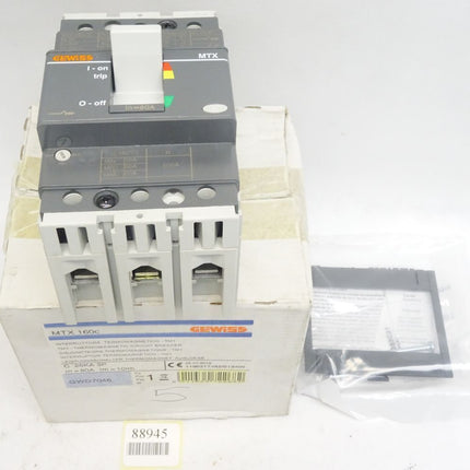 Gewiss Leistungsschalter Thermomagnetische Ausloeser MTX160C 80A / GWD7046 / Neu OVP - Maranos.de