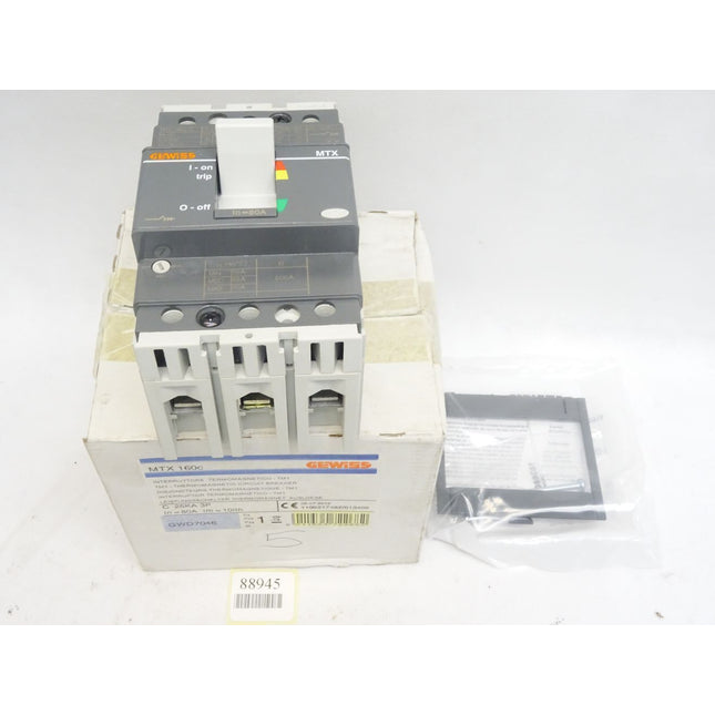 Gewiss Leistungsschalter Thermomagnetische Ausloeser MTX160C 80A / GWD7046 / Neu OVP - Maranos.de