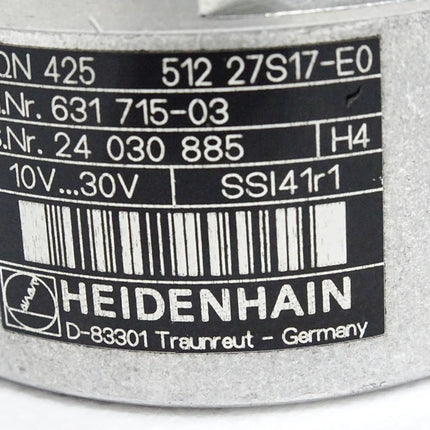 Heidenhain Drehgeber EQN 425 512 27S17-E0 / EQN42551227S17-E0 / 631715-03 / Neuwertig - Maranos.de