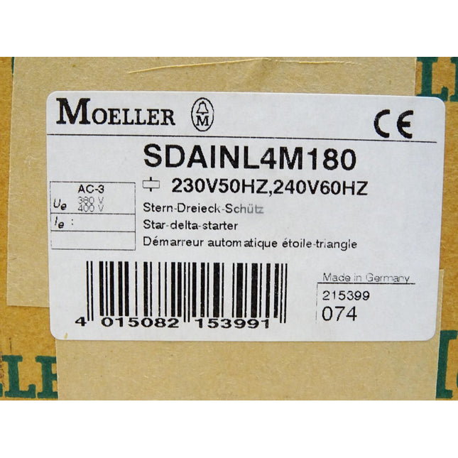 Moeller SDAINL4M180 SDAINL 4M 180 Stern-Dreieck-Schütz DIL4 M115 DIL3 AM85 - Maranos.de
