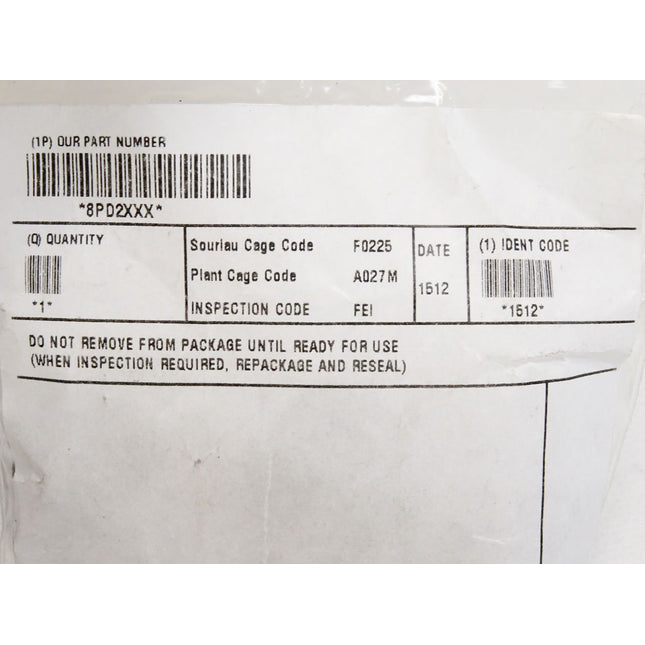 Souriau Steckverbinder F0225 8PD2XXX / Neu OVP - Maranos.de