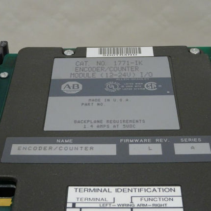 Allen Bradley 1771-IK Encoder/Counter Module (12-24) I/O NEU/OVP - Maranos.de