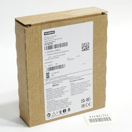 Siemens Zeitrelais 3RP2505-2RW30 / Neu OVP - Maranos.de