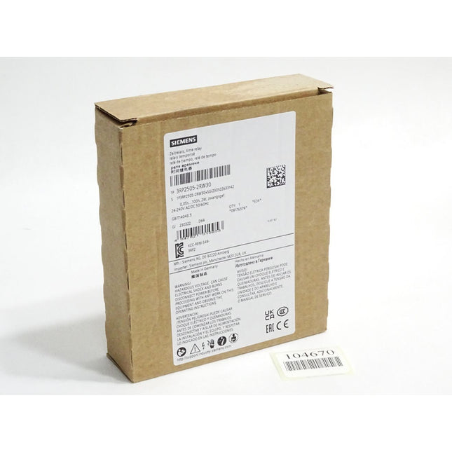 Siemens Zeitrelais 3RP2505-2RW30 / Neu OVP - Maranos.de