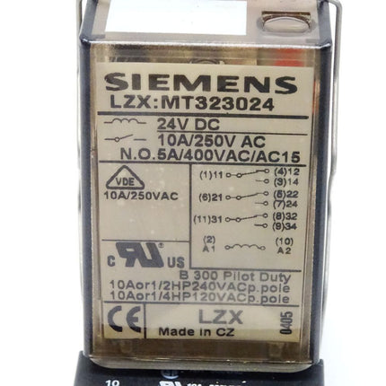 Siemens Simirel Stecksockel MT78750 + Steckrelais MT323024 - Maranos.de