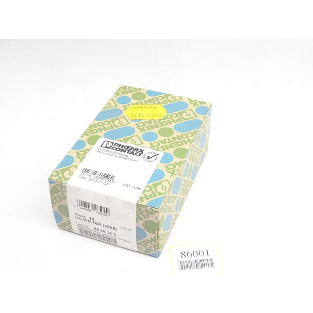 Phoenix Contact UC-WMTBA (29X8) 0820183 / Inhalt : 10 Stück /  Neu OVP versiegelt - Maranos.de