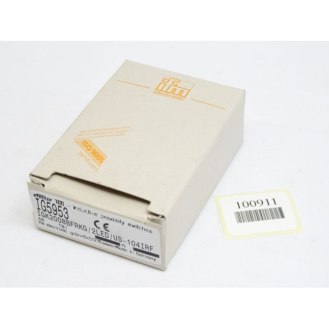 Ifm electronic IG5953 Induktiver Sensor IGK2008BFRKG/2LED/US-104 / Neu OVP - Maranos.de