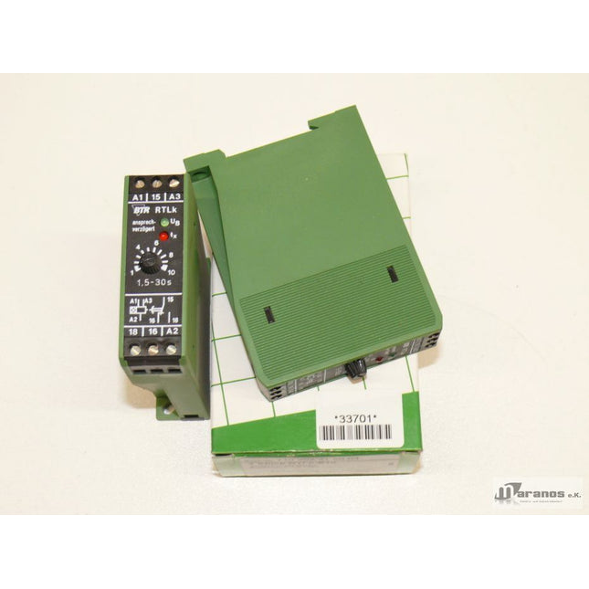 NEU/OVP 2 Stück BTR RTLk-E10 / 1103652412004 Ansprechverzögert 1,5-30s - Maranos.de