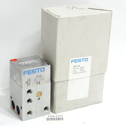 Festo 3527 Zweihand-Steuerblock ZSB-1/8 / Neu OVP - Maranos.de