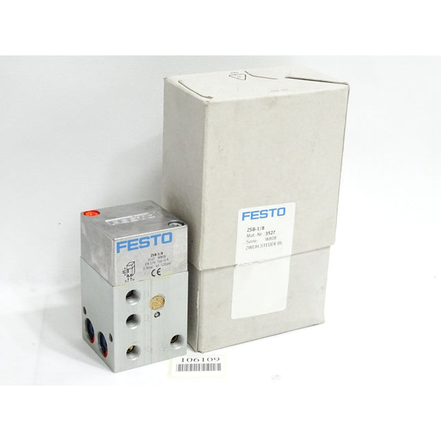 Festo 3527 Zweihand-Steuerblock ZSB-1/8 / Neu OVP - Maranos.de