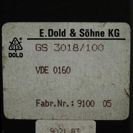 E.Dold & Söhne GS3018 / 100 GS 3018 - Maranos.de