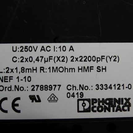 Phoenix Contact 2788977 NEF1-10 EMV-Filter - Maranos.de
