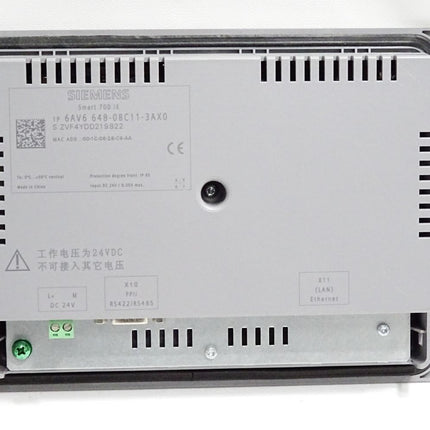 Siemens Smart 700 IE Panel 6AV6648-0BC11-3AX0 6AV6 648-0BC11-3AX0 - Maranos.de